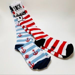 Sock It to Me Knee High Striped Lot